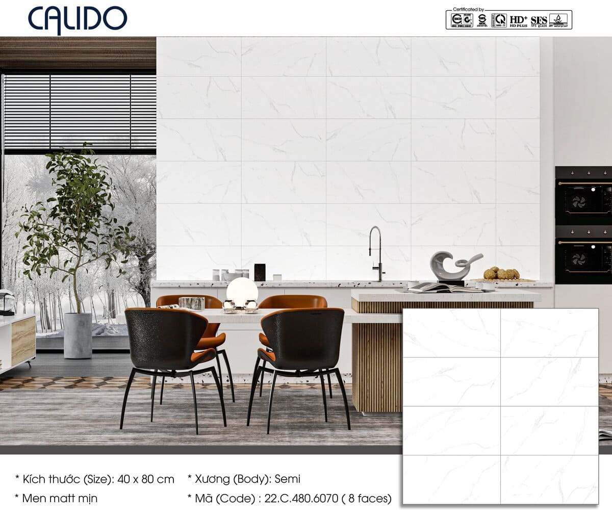 Gạch Calido 40x80cm 6072