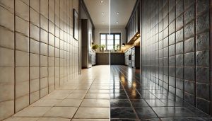 Gạch bóng kính toàn phần và gạch phủ men: So sánh ứng dụng