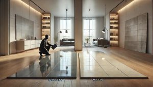 Nên chọn gạch lát nền bóng hay mờ