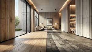 Gạch lát nền nên chọn giả gỗ hay giả đá