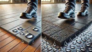 Gạch chống trơn và gạch nhám: So sánh hiệu quả chống trượt