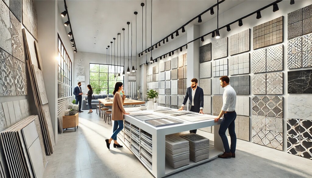 Màu gạch hợp mệnh Thủy cho nhà bếp