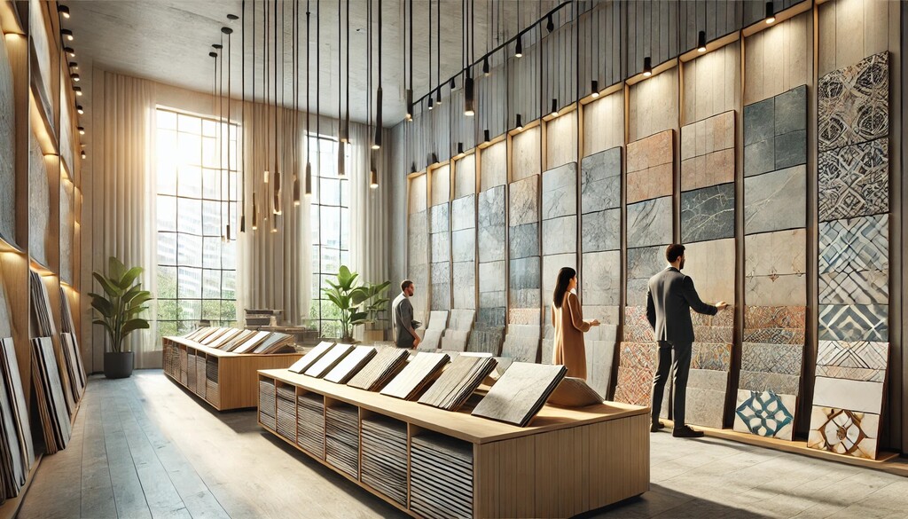 Tư vấn màu gạch nền phòng khách hiện đại